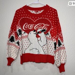 Coca -Cola Christmas Sweater Women's size M